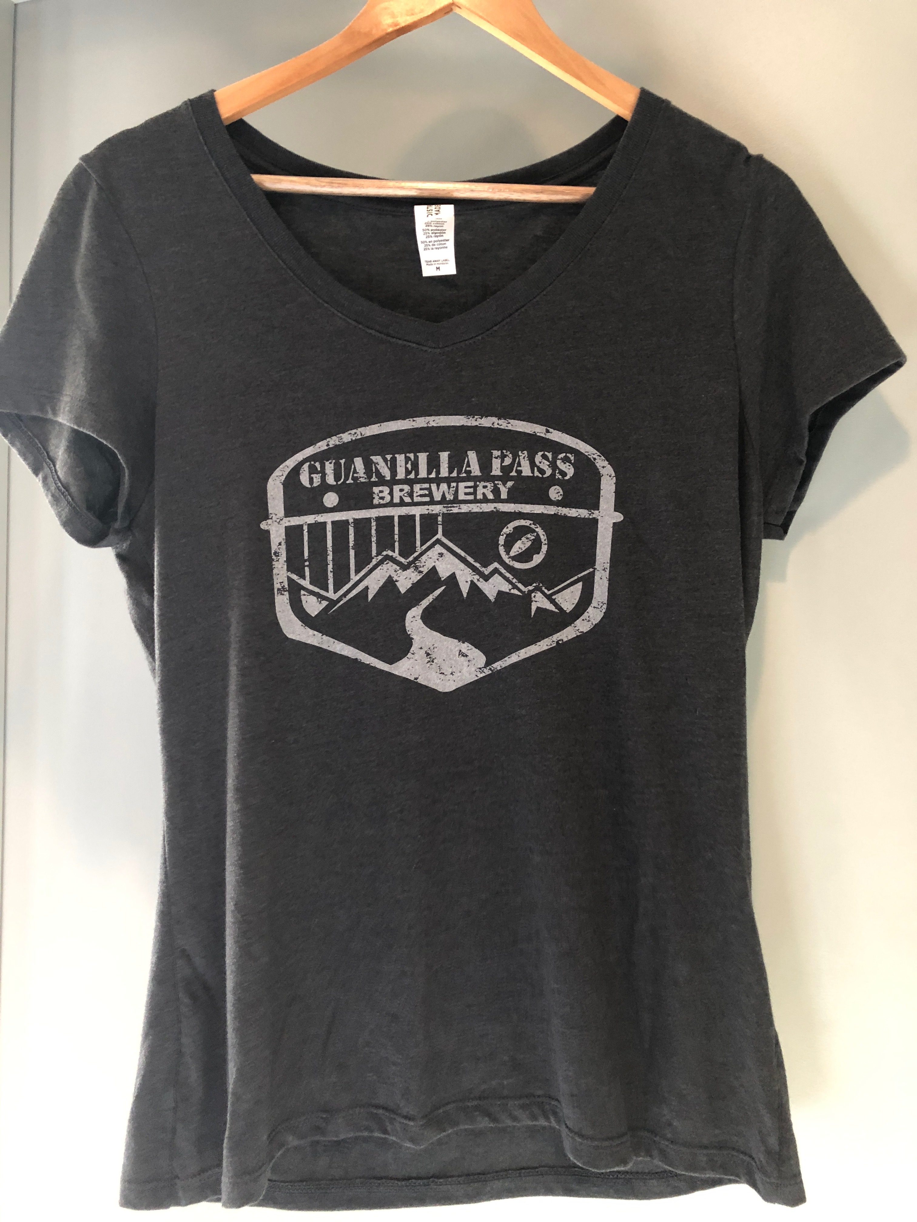 Distressed Womens V-Neck | Guanella Pass Brewery
